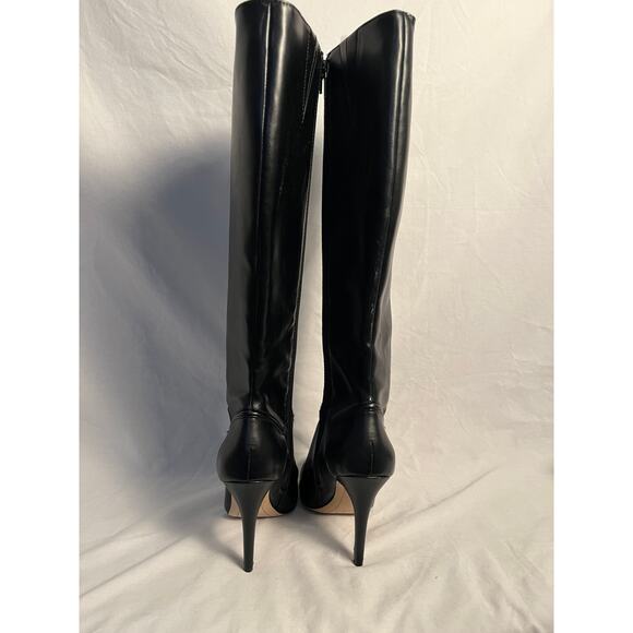 INC Black Knee High Heeled Boots Pointed Toe Women’s Size 7.5 NWOT - Picture 4 of 6